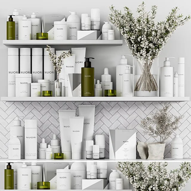 Bathroom accessories with nouri mark